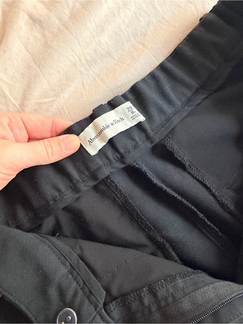 A&F Sloane Tailored Pant (Black) - Picture 6 of 7